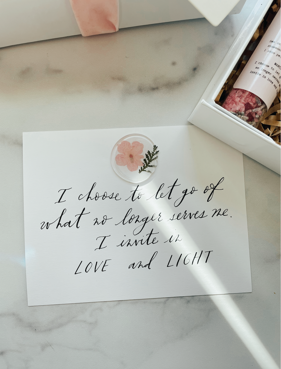 Love Is Essentials X Sunset Scribe Self Love Gift Set